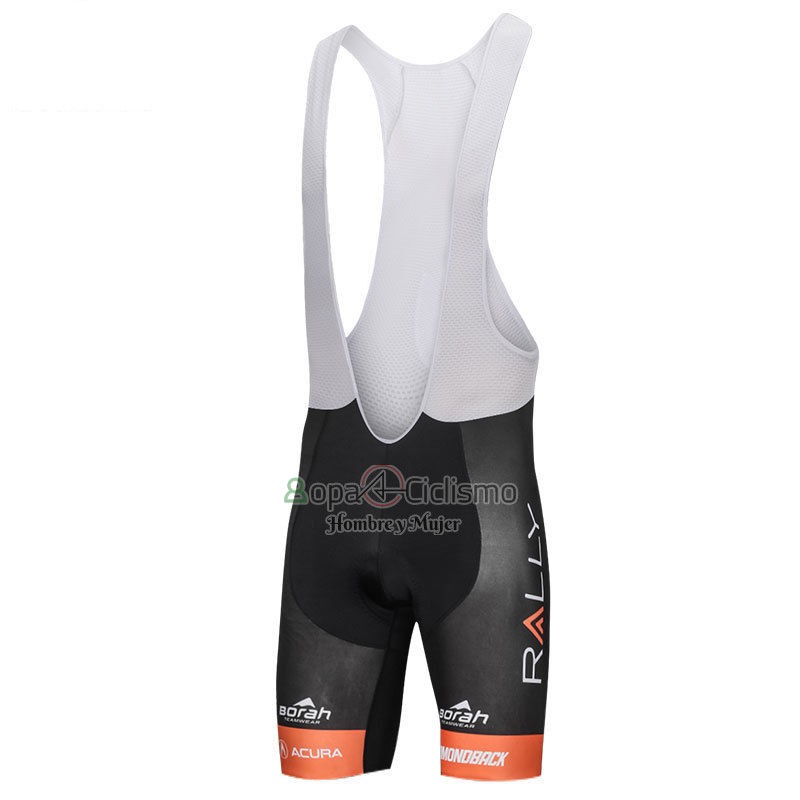 Rally Ropa Ciclismo Culotte Corto 2018 Hombre Mangas Cortas Naranja